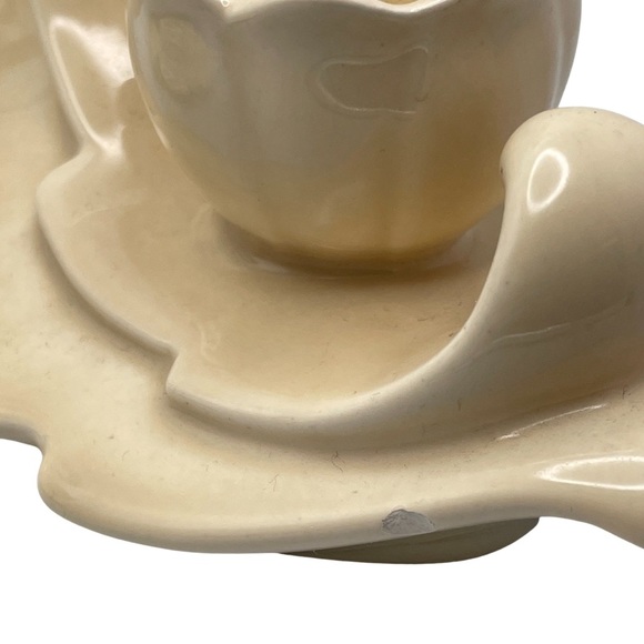 Vtg Freeman & McFarlin Candle Holders- Off White - Picture 4 of 6